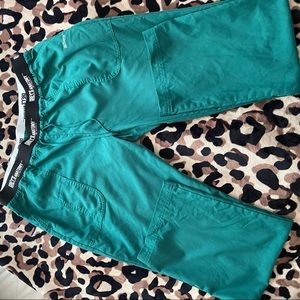 Hunter green greys anatomy scrub pants